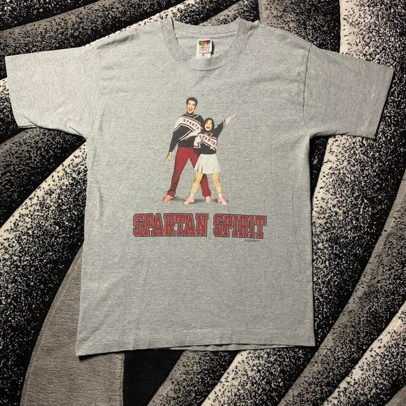 Fruit of the Loom Other - Vintage 90s SNL Spartan Spirit Will Ferrell Cheer Grey T-shirt